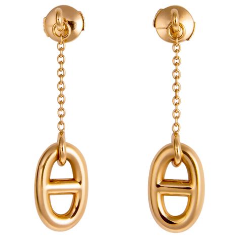 bague or rose hermes|hermes gold earrings.